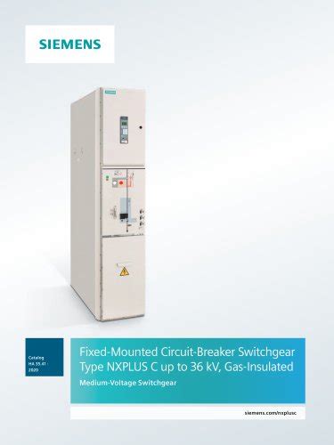 3ah5 Vacuum Circuit Breakers Medium Voltage Equipment Siemens Medium