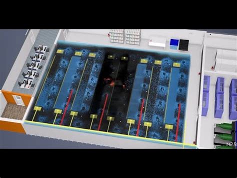화재 데이터 센터 공장 Co2 살수 설비 스프링클러 에 의한 화재 진압 PyroSim 파이로심