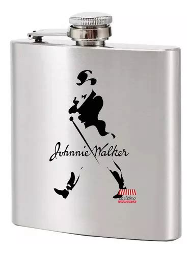 Petaca Licorera Botella Acero Inox Johnnie Walker Oz Baztel Mercadolibre