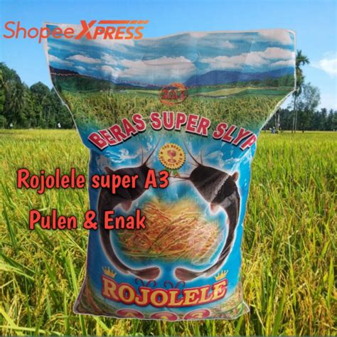 Jual BERAS ROJOLELE SUPER A3 10KG Shopee Indonesia