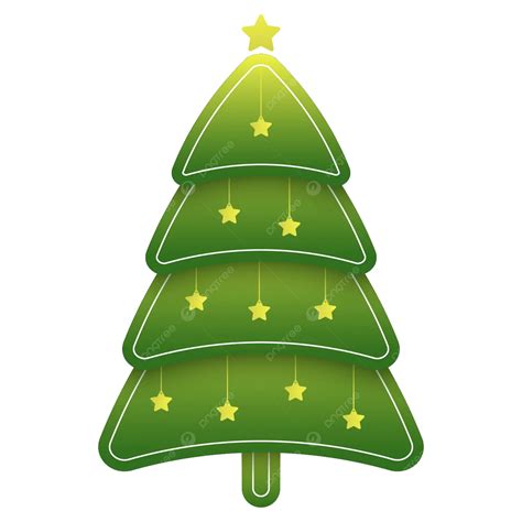 Green Christmas Tree Vector Green Christmas Tree Png And Vector With