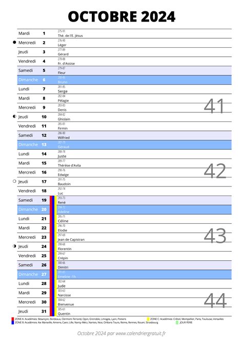 Calendrier Octobre Imprimer Excel Jenda Lorette