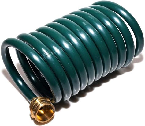 Amazon FUNJEE Lightweight EVA Coil 20 FT Garden Hose With 3 4 GHT