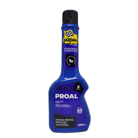 Aditivo Bardahl Proal Combustível Álcool Etanol Limpa Bico Motor 200ml