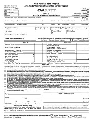 Cna Surety Form 10 Fill Online Printable Fillable Blank PdfFiller