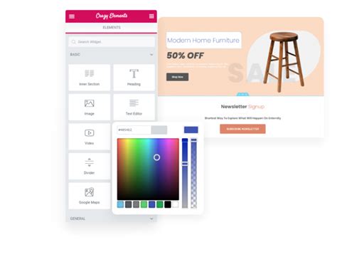 Free Elementor Based Prestashop Page Builder Crazy Elements