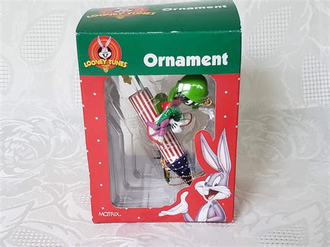 Matrix Looney Tunes Marvin Martian Christmas Ornament Aunt Gladys Attic