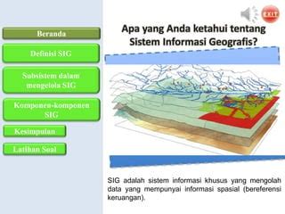 Sistem Informasi Geografis Ppt