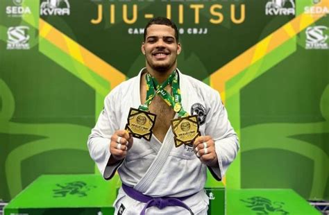 Brasileiro De Jiu Jitsu 2024 Adrian Roberto Conquista O Ouro Duplo Na