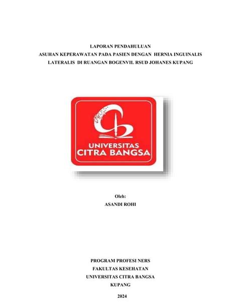 Lp HERNIA Keperawatan Medical Bedah Stase PDF