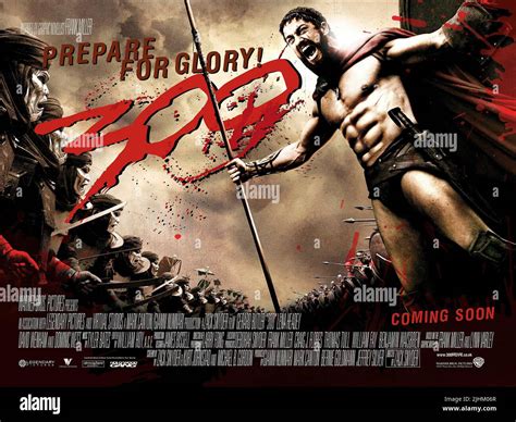 GERARD BUTLER POSTER, 300, 2006 Stock Photo - Alamy