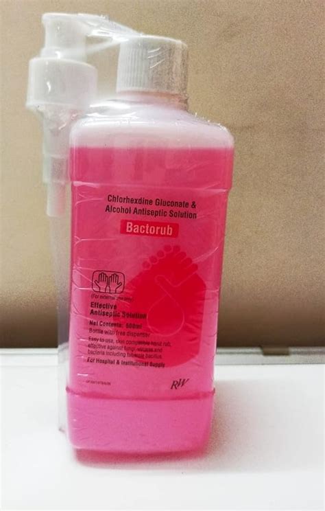 Bactorub Hand Sanitizer Pink 500 Ml By Raman And Weil