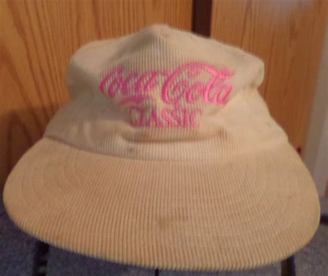 Vintage Coca Cola Classic Corduroy Baseball Cap