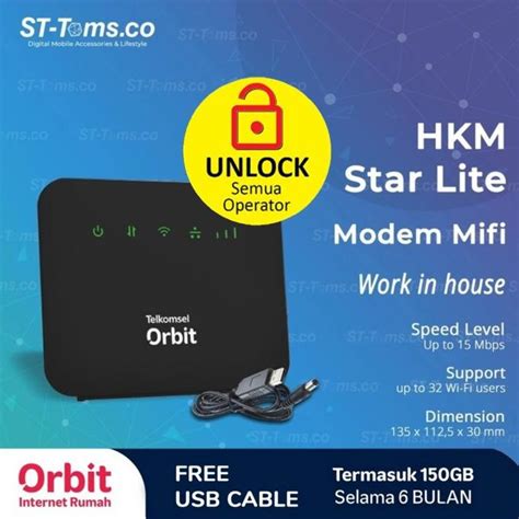 Jual Hkm Hkm Orbit Star Lite Telkomsel Modem Wifi G