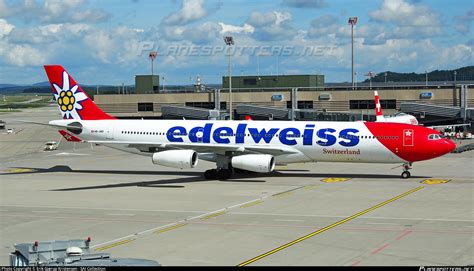 HB JMD Edelweiss Air Airbus A340 313 Photo by Erik Gjørup Kristensen