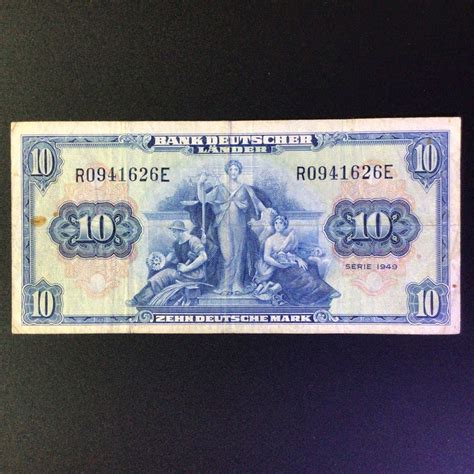 World Paper Money GERMANY 10 Deutsche Mark 1949 世界 売買されたオークション情報yahoo