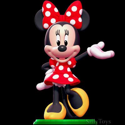 Minnie Mouse - 3D Model by SillyToys