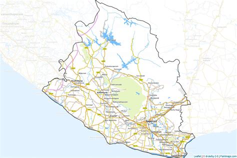 printable kanyakumari maps  border masking cropping