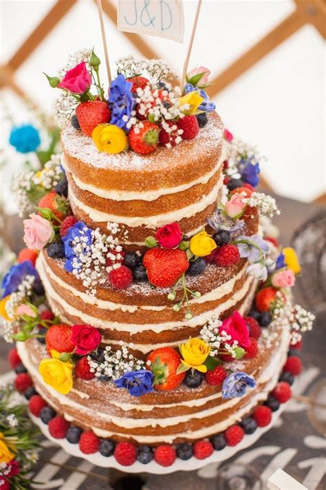 Naked Cakes Pasteles Al Desnudo La Nueva Tendencia HG The Wedding