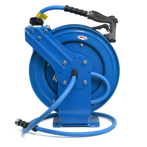 » Dual-Arm Auto-Retractable Water Hose Reel