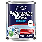 SCHÖNER WOHNEN Farbe Weißlack Polarweiß Weiß Glänzend 125 ml BAUHAUS