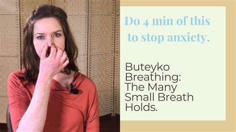 Buteyko Breathing Min Guided Exercise For Anxiety Youtube