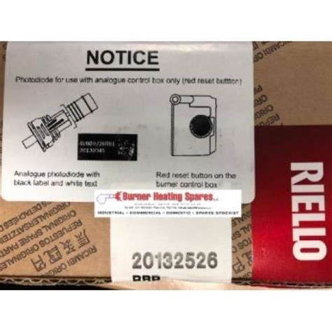 Riello Photocell Check Box Bh Spares