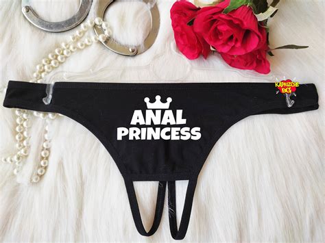 Anal Princess Thong Hot Wife Naughty Panties Fetish Etsy