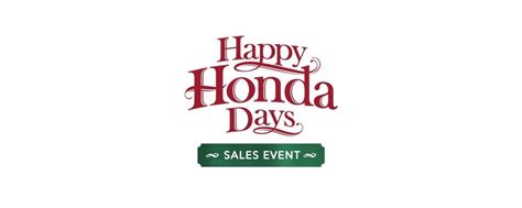 Discover Happy Honda Days In Anderson In At Tom Wood Honda