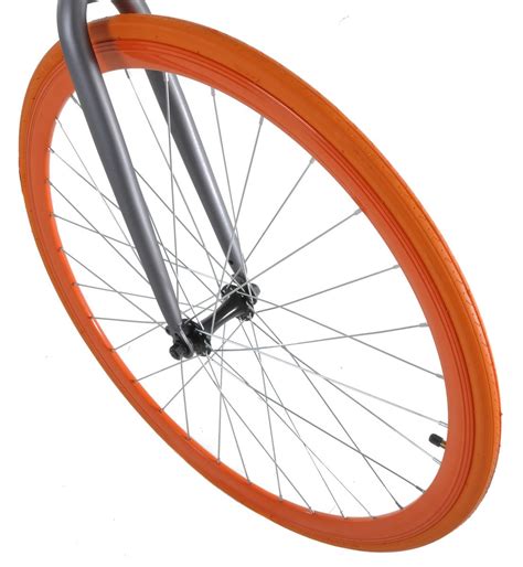 Vilano Fixed Gear Bike Fixie Single Speed Road Bike Greyorange 54cm