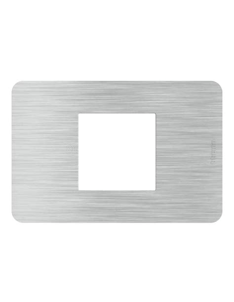 Placca BTICINO Matix Go 2 Moduli Grigio Alluminio Leroy Merlin