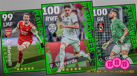 Upcoming Thursday New Potw Worldwide Pack Oct 12 23 In Efootball 24