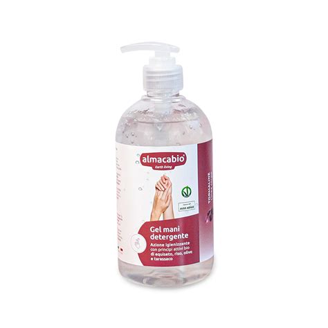 Gel Detergente Mani Igienizzante 500 Ml Almacabio