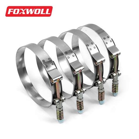 T Bolt Hose Clamp With Spring Tension Clamp Foxwoll