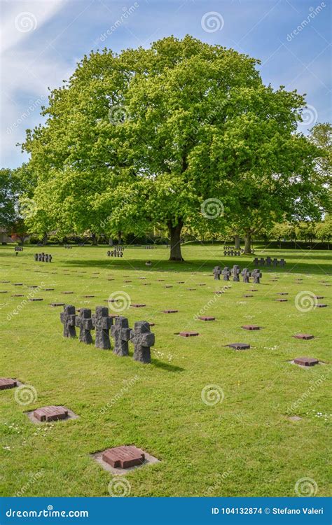 La Cambe German War Cemetery In Normandy France Stock Photo Image