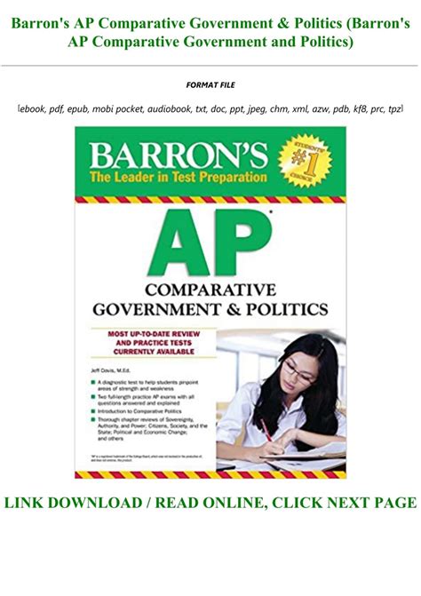 Ebook Barron S Ap Comparative Government Politics Barron S Ap