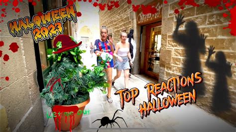 Top FUNNIEST Reactions Special HALOWEEN2023 Bushman Pranks BCN