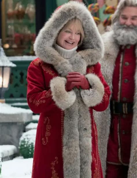 The Christmas Chronicles 2 Goldie Hawn Coat | Mrs. Claus Coat