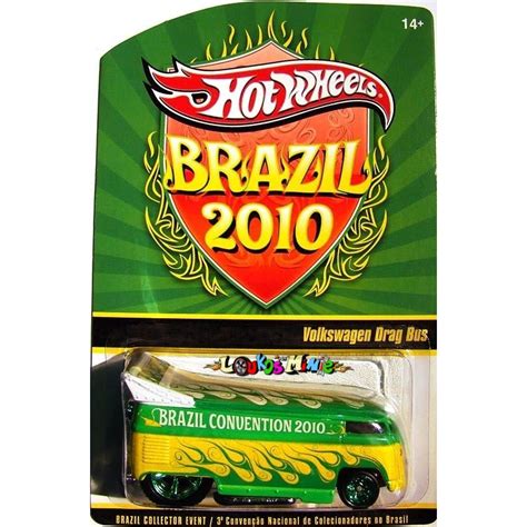 Hot Wheels Volkswagen Drag Bus Kombi Brasil Shopee Brasil
