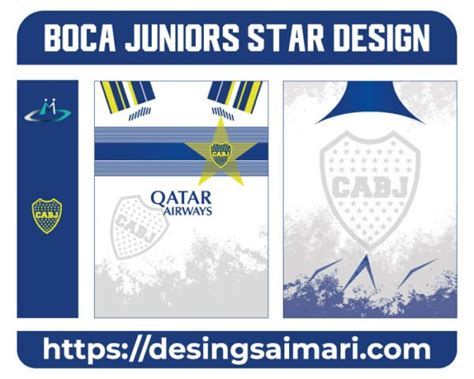 BOCA JUNIORS STAR DESIGN Desings Aimari