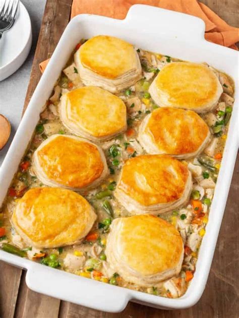 Chicken Pot Pie Casserole - All Things Mamma