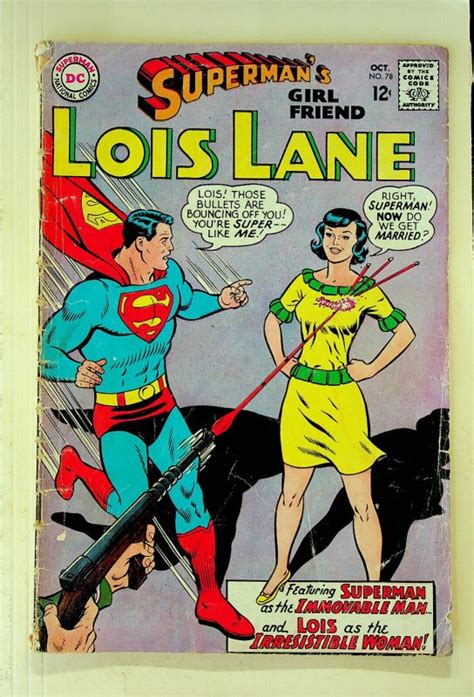 Superman S Girl Friend Lois Lane Oct Dc Good Comic