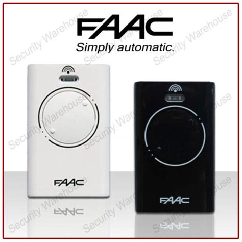 Faac Xt Slh Button Key Fob Remote Control Transmitter Electric