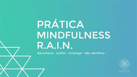 Medita O Pr Tica Mindfulness R A I N Youtube