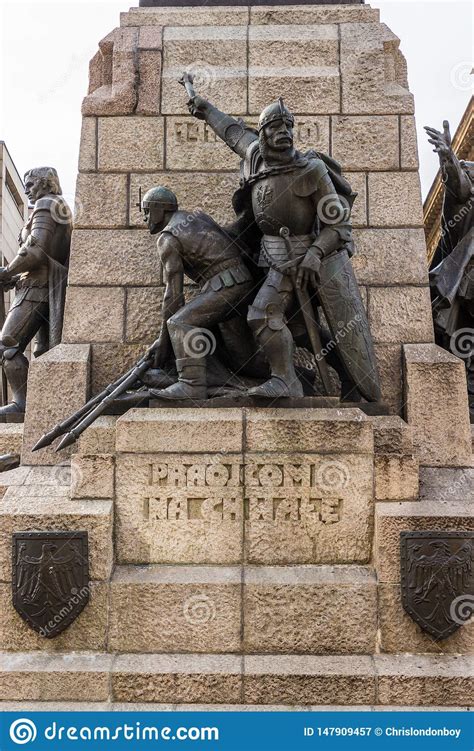 The Grunwald Monument In Krakow Poland Editorial Photography Image Of