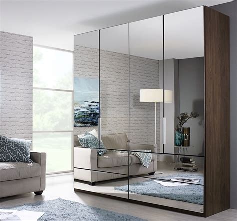 Bedroom Wardrobe Design With Mirror A Bedroom With Sufficient Storage