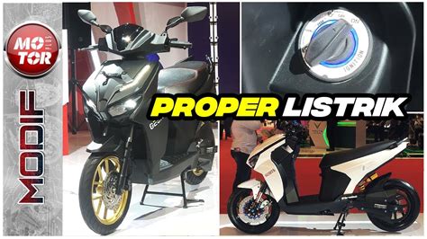 Modifikasi Motor Listrik Gesits G Dlx Dan Raya Di Iims Jadi