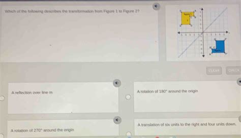 Which Of The Following Describes The Transformation From Figure 1 To