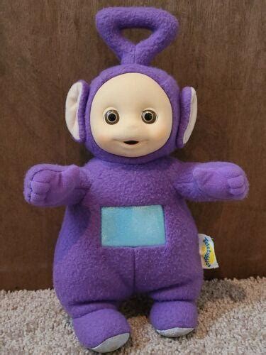 Teletubbies Tinky Winky 1998 plush w/ Blush Cheeks 13" Playskool Hasbro ...