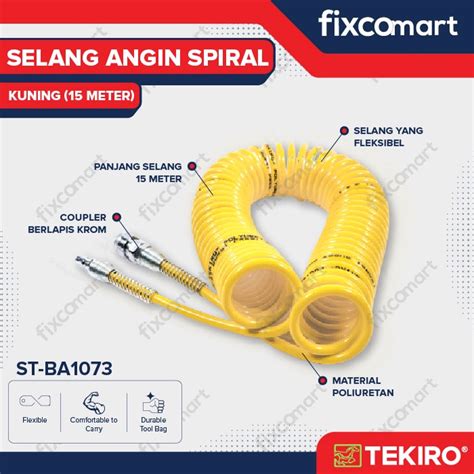 Jual Tekiro Selang Kompresor Tekiro Kuning M Tekiro Selang Recoil